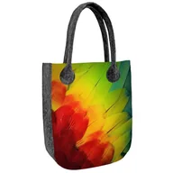 Torebki damskie - Torba filcowa City Parrot - miniaturka - grafika 1