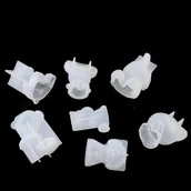 Inne - TEMU Zestaw 7 Silikonowych Form do Tworzenia Zwierząt, Formy 3D do Żywicy/Żużelu z Jednorożcami, Królikami, Niedźwiami, Kociętami, Psami, Słoniami, - miniaturka - grafika 1