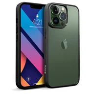 Etui i futerały do telefonów - CRONG Clear Cover do Apple iPhone 13 Pro Max Czarny - miniaturka - grafika 1