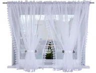 Firany - Firana Gotowa Cordoba 300x150 Woal Firanka 3m - miniaturka - grafika 1