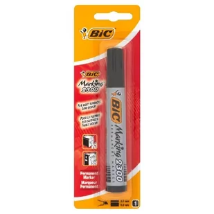 BIC Marker Permanentny Eco 2300 Czarny - Przybory szkolne - miniaturka - grafika 1