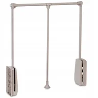 Wieszaki do szafy - Pantograf wieszak opuszczany 450-600 mm kamienno-szary kaszmir Emuca - miniaturka - grafika 1