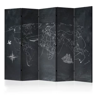 Parawan 5-częściowy - Podróże małe i duże II [Room Dividers] (rozmiar 225x172) - Parawany - miniaturka - grafika 1
