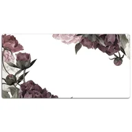 Podkładki na biurko - Mata ochronna na biurko Kwiaty piwonii 120x60 cm - miniaturka - grafika 1