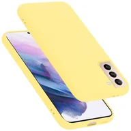 Etui i futerały do telefonów - Pokrowiec Do Samsung Galaxy S21 PLUS Etui w LIQUID ŻÓŁTY TPU Silikon Case Cover Obudowa Ochronny Cadorabo - miniaturka - grafika 1