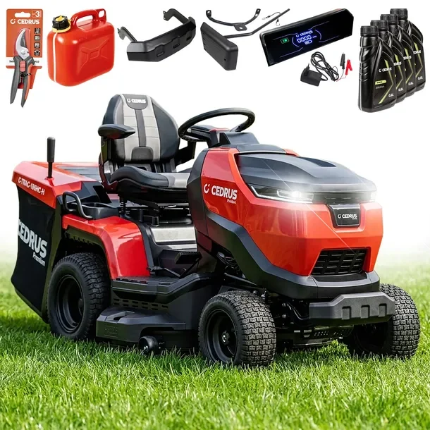 Traktor Ogrodowy z Koszem CEDRUS C-TRAC-103HC Honda MAX 21 KM 3w1 Kompletny