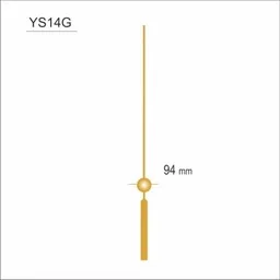 Wskazówka sekundnika 94mm złota/YS14 - Akcesoria do zegarków - miniaturka - grafika 1