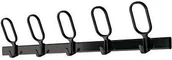 Wieszaki i stojaki - Wieszak listwa Birds On A Wire czarny 5 wieszaków - miniaturka - grafika 1