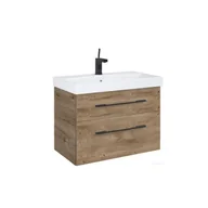 Szafki łazienkowe - AQ.401-169123 / AQUAFORM / MADRID / SZAFKA PODUMYWALKOWA WISZĄCA 2S 80X41,8X54 DĄB CANELLA PDW / - miniaturka - grafika 1