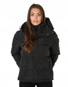 Kurtki damskie - Ciepła Kurtka Damska Puchowa Ocieplana 1162-1 r XL - miniaturka - grafika 1