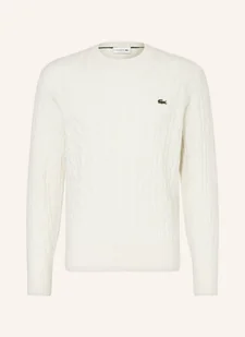 Lacoste Sweter weiss - LACOSTE - Swetry męskie - miniaturka - grafika 1