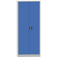 Szafki biurowe - B2B Partner Uniwersalna szafka metalowa, 1950 x 800 x 400 mm, niebieskie drzwi 178613 - miniaturka - grafika 1