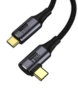 Kable komputerowe i do monitorów - PremiumCord KU4CU03 kabel USB USB4 Gen 3x2 0,3 m USB C Czarny, Szary KU4CU03 - miniaturka - grafika 1