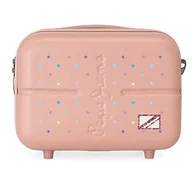 Kosmetyczki, organizery i kuferki - Pepe Jeans Carina Neceser Adaptable Obudowa na messenger Różowy 29x21x15 cms Sztywny ABS 9,14L 2,52 kg, Różowy, Neceser, kosmetyczka z paskiem na ramię - miniaturka - grafika 1