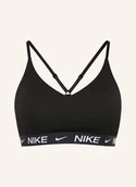 Biustonosze - Nike Biustonosz Sportowy Indy schwarz - miniaturka - grafika 1