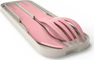 Zestawy sztućców - Monbento Pocket Color Pink Blush różowy - miniaturka - grafika 1
