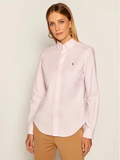 Koszule damskie - Ralph Lauren Lauren Koszula Polo Bsr 211806181001 Różowy Classic Fit - grafika 1