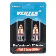 Żarówki samochodowe - CANBUS AMiO Led 24smd 3014 t10e (w5w) white 12v AMI-01285 - miniaturka - grafika 1