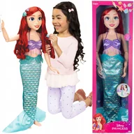 Lalki dla dziewczynek - Lalka Disney Princess Arielka Mała Syrenka Litte Mermaid Lalka 81 CM - miniaturka - grafika 1