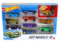 Samochody i pojazdy dla dzieci - Hot Wheels Dziesięciopak 54886D - miniaturka - grafika 1