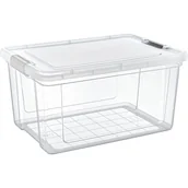 Meble modułowe i akcesoria - Transparentne pudło do przechowywania, 49 x 35 x 25,5 cm - miniaturka - grafika 1