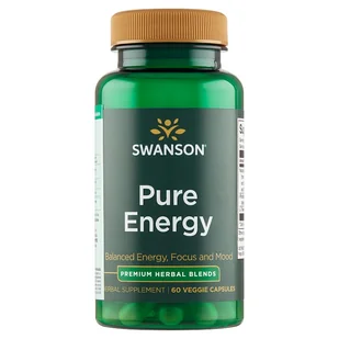 SWANSON Pure Energy - (60 kap) - Odchudzanie i oczyszczanie - miniaturka - grafika 1