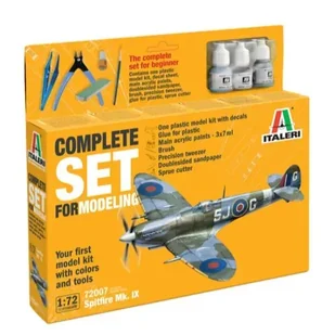Italeri: Model samolotu Spitfire Mk IX - pełny zestaw, skala 1:72 - Modele do sklejania - miniaturka - grafika 1