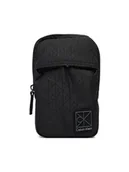 Nerki - Calvin Klein Saszetka Utility Emblem Phone Crossbody LV04D1192G Czarny - miniaturka - grafika 1