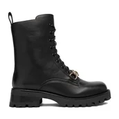 Botki damskie - Trzewiki Eva Minge EO-ALVA-220A-781 Czarny - miniaturka - grafika 1