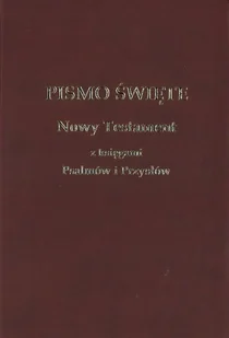 Wrota nadziei Nowy Testament z księgami Psalmów i Przysłów UBG - oprawa PU ekoskóra brąz - Religia i religioznawstwo - miniaturka - grafika 2