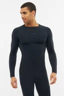 Pozostała odzież narciarska - Bluza termoaktywna męska z bambusowego włókna węglowego Viking Gary Longsleeve Bamboo 0900 czarny XXL - miniaturka - grafika 1