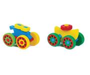 Zabawki konstrukcyjne - Mario-Inex Klocki konstrukcyjne Autko mini mix - miniaturka - grafika 1