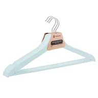 Wieszaki i stojaki - Wieszaki na ubrania drewniane zestaw 3 szt. niebieskie - miniaturka - grafika 1