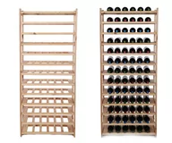 Regały - Regał Drewniany Na Wino Lsr 13 Leżni Na Butelki Naturalny, Półki Na Wino 13 Szt, Drewno Sosnowe / Wamar-Sosenka - miniaturka - grafika 1