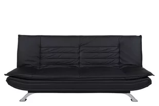 AC Design Furniture 47397 sofa z funkcją spania Jasper, nóżki ze sztucznej skóry czarny, chromowany metal, powierzchnia do leżenia: ok. 196 x 123 cm 47397 - Sofy i kanapy - miniaturka - grafika 1