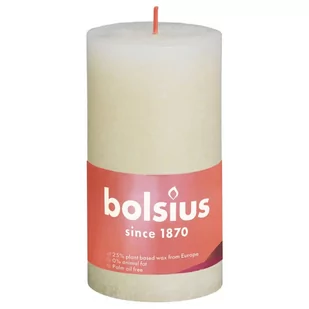 Rustykalne świece pieńkowe Shine, 4 szt., 130x68 mm, perłowe Lumarko! - Aromaterapia - miniaturka - grafika 1