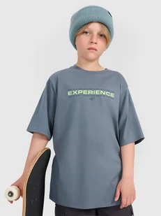 4F T-shirt oversize z nadrukiem chłopięcy - turkusowy 122/128 (6-8 lat) - Koszulki dla chłopców 4F T-shirt oversize z nadrukiem chłopięcy - turkusowy 122/128 (6-8 lat) - Koszulki dla chłopców - miniaturka - grafika 1