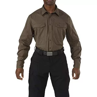 Koszulki męskie - 5.11 5.11 Stryke koszulka z długim rękawem dla mężczyzn brązowy Tundra XXL 72399 - grafika 1