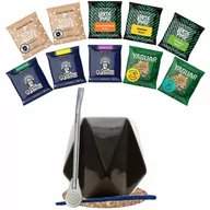 Yerba Mate - Zestaw startowy Yerba Mate Tykwa Diamante 10x50g - miniaturka - grafika 1