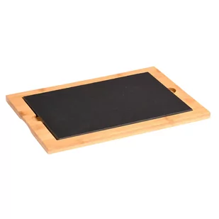Deska do serwowania, 36 x 25 cm, bambus, łupek kamienny, Kesper - Przybory do gotowania - miniaturka - grafika 1