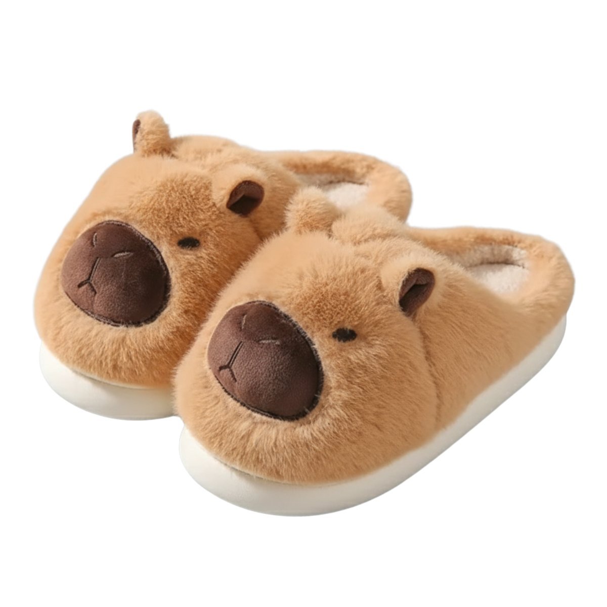 KAPCIE KAPIBARA DOMOWE PLUSZOWE CIEPŁE KIGURUMI PREZENT KAPIBARY [KAPCIE4]