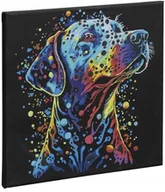 Zabawki kreatywne - Malow.p/num.n/czar.płótnie pies/lew 41688 - miniaturka - grafika 1