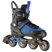 Rolki - ŁYŻWOROLKI Z WYM. PŁ. HOKEJOWĄ NH18188A 2w1 CZARNO-POMARAŃCZOWE ROZM.M(34-38)  NILS EXTREME - miniaturka - grafika 1