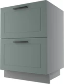 Meble kuchenne - Bergamo Szafka Dolna D2M/60 Metabox Miętowy Mat - miniaturka - grafika 1
