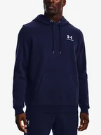 Bluzy sportowe męskie - Bluza męska Under Armour Essential Fleece Hoodie-NVY L - miniaturka - grafika 1