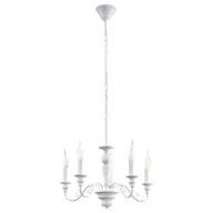 Lampy sufitowe - Eglo Żyrandol LAMPA wisząca CAPOSILE 49851 metalowa OPRAWA IP20 Biały - miniaturka - grafika 1