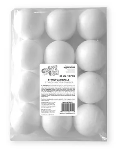 Styropianowa bombka 80mm EURO-TRADE - Dekoratorstwo - miniaturka - grafika 1