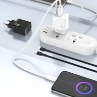 Ładowarki do telefonów - Ładowarka sieciowa Dudao A27 Biała GaN USB-C Ładowarka Kompaktowa, Szybka - miniaturka - grafika 1