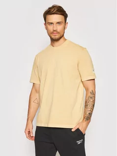 Koszulki męskie - Reebok T-Shirt Natural Dye GV3474 Beżowy Regular Fit - grafika 1