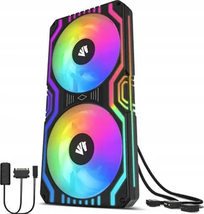 Wentylator AsiaHorse Matrix 240 ARGB Czarny ASIA HORSE FANS F6X - Wentylatory komputerowe - miniaturka - grafika 1
